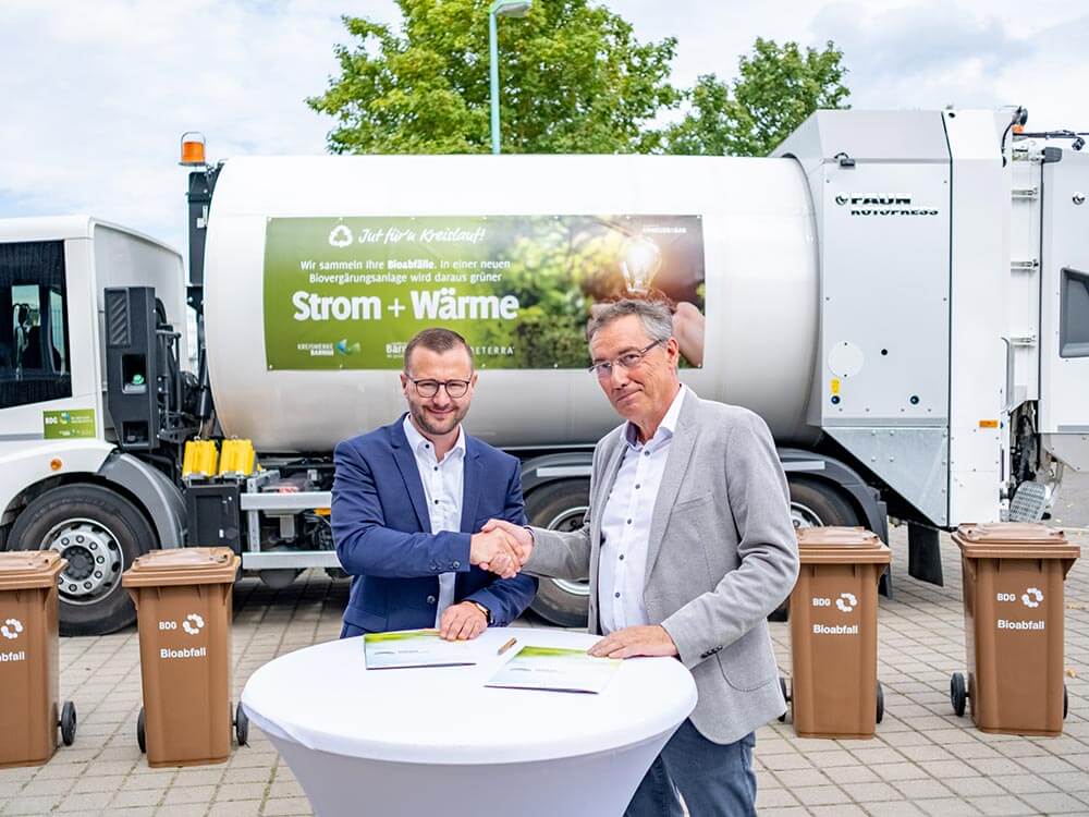 Strom und Wärme aus Barnimer Bioabfällen